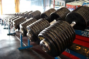 200 lb dumbbell Dumbbells for the win!
