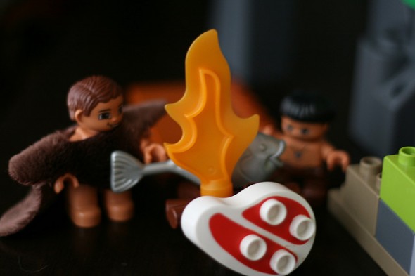 caveman cooking fire caveman cooking over fire lego