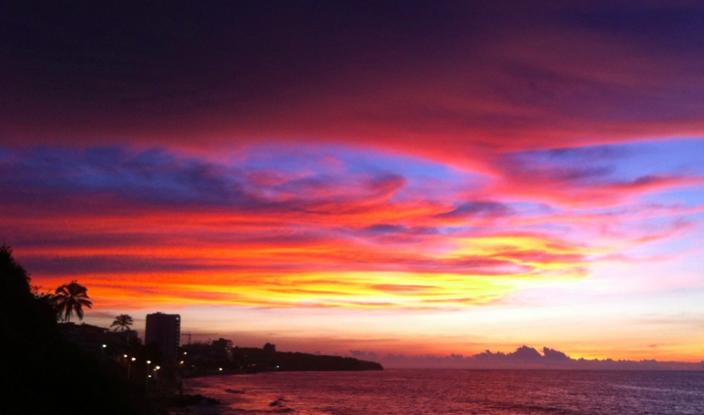 Sunset in Ecuador