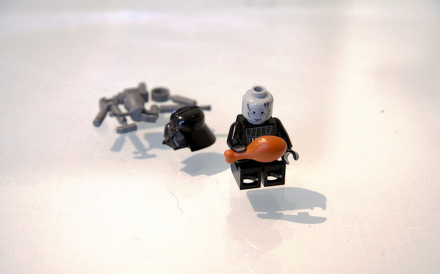Darth Turkey Leg Darth vader eating a turkey leg