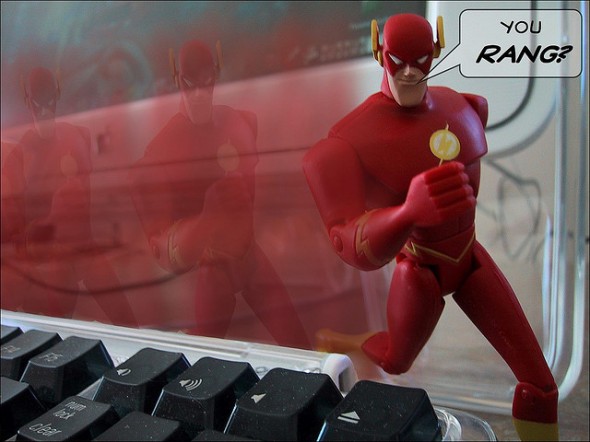 The flash the Flash action figure