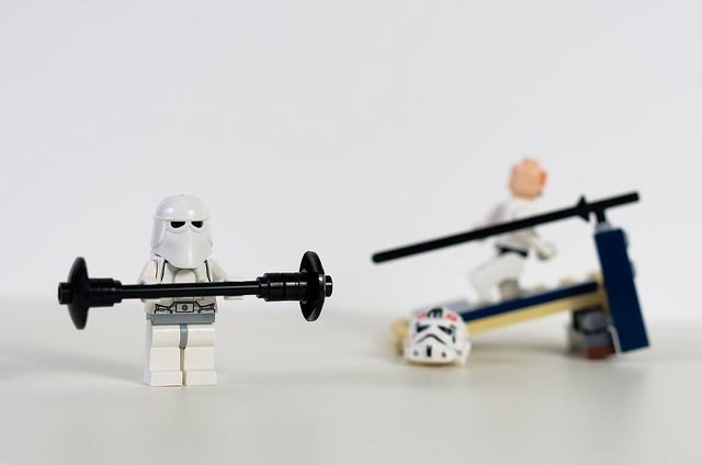 Exercise Lego Exercising lego men