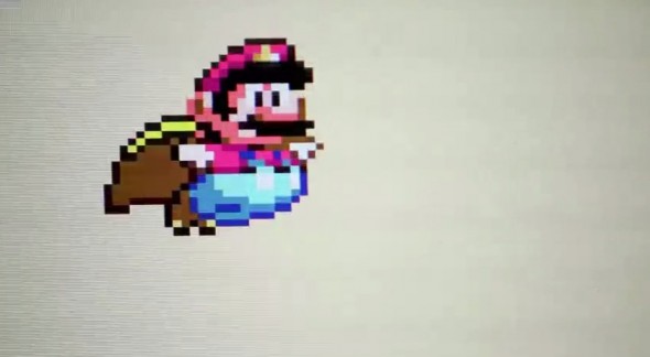 Super Mario World Super Mario flying in SMW