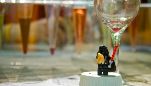 Darth Vader and wine