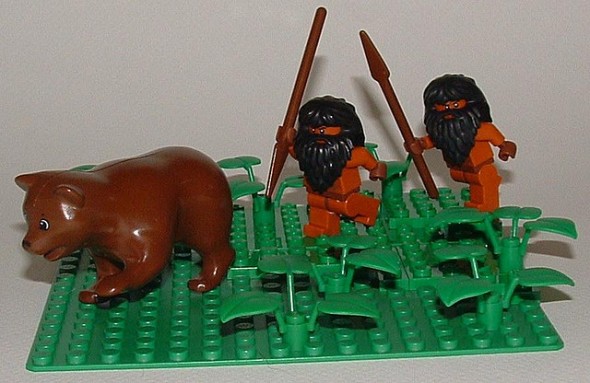 Cavemen Hunt Paleo Bear Cavemen Hunt Paleo Bear