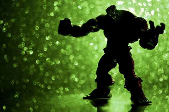 The Hulk Working Out Incredible hulk working out