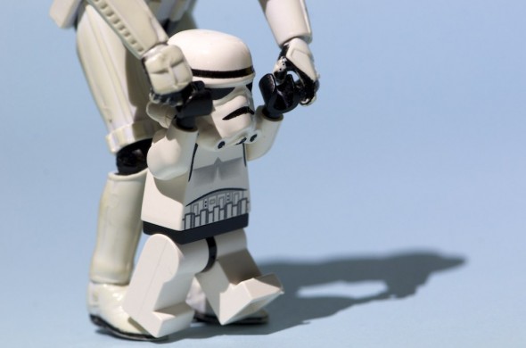 Storm Trooper Starting Small Storm Trooper starts exercising small by taking small steps