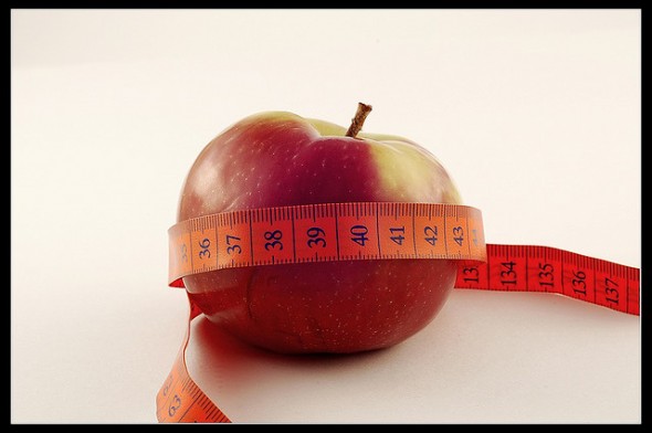 apple and tape measure