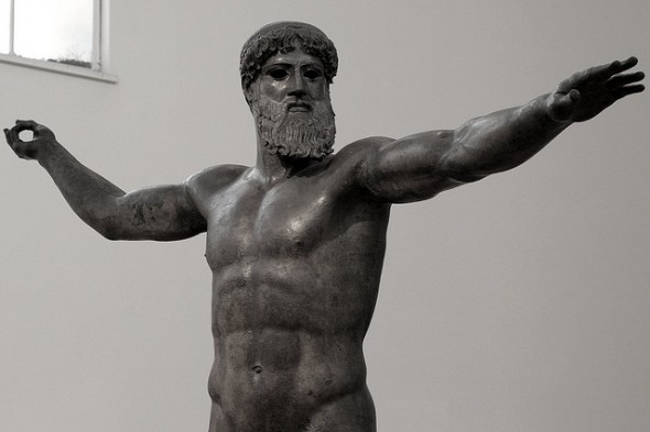 poseidon-statue-ancient-greek greek bust of the statue poseidon