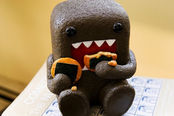 unhealthy snacks with domokun