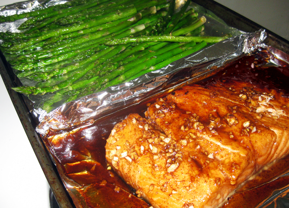 Honey Soy Sauce Salmon Finished Honey Soy Sauce Salmon Finished