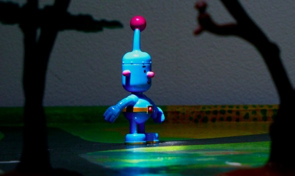 Robot in Woods Robot in Woods