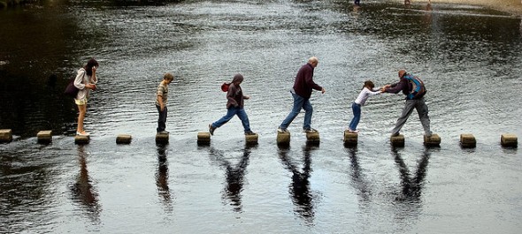 stepping stones stepping stones