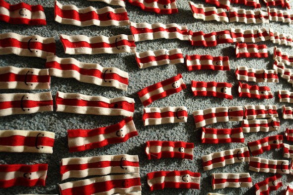 knitted bacon knitted bacon
